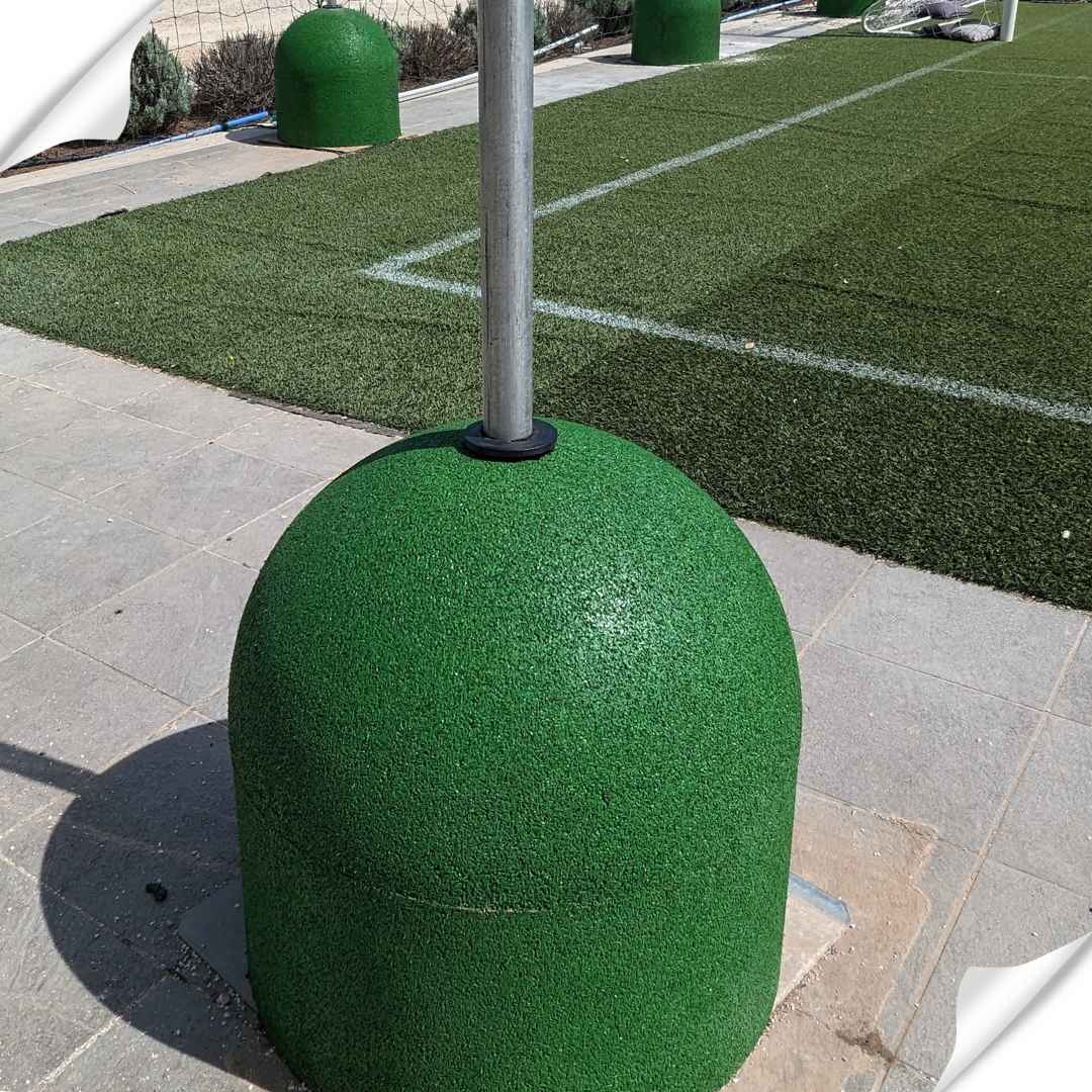 ECO-BOLLARD SPHERE dissuasore di sosta a panettone in gomma riciclata