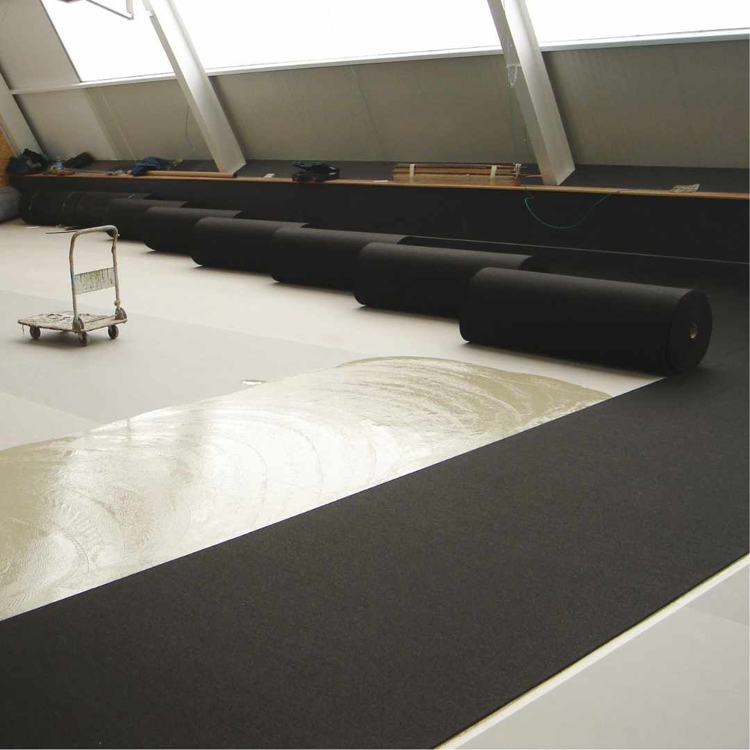Rotolo in gomma riciclata da PFU ECO-SPORT ROLL per impianti sportivi